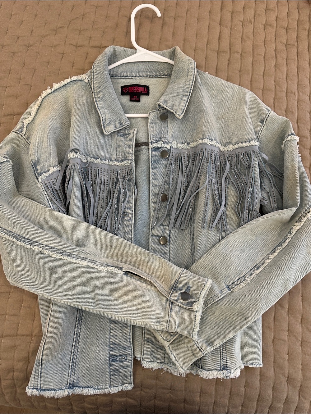Rock&Roll Denim Light Blue Denim Jacket - Women's